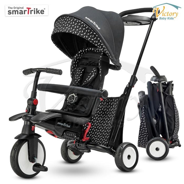 Folding 7 in 1 Baby Trike Black 
