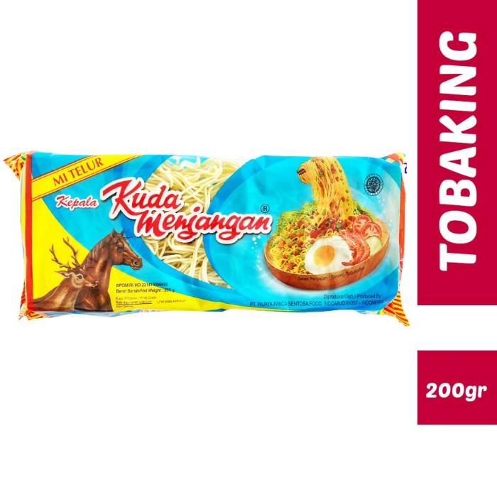 Gambar Mie Telor Kuda Menjangan Bulat 200 gr mi Telur dari Tobaking Murah Online undefined Tokopedia