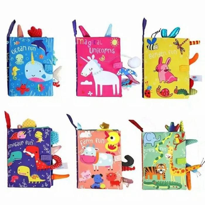 Gambar Cloth Book sensory touchy feely tabs explore crinkly sound - ocean - ocean dari duniawarna official undefined Tokopedia