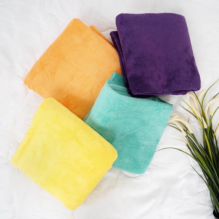 Gambar RISE Finezza Handuk Nano Travel Towel Super Menyerap ukuran 100x50 - Yellow dari risebedding Kota Bandung Tokopedia
