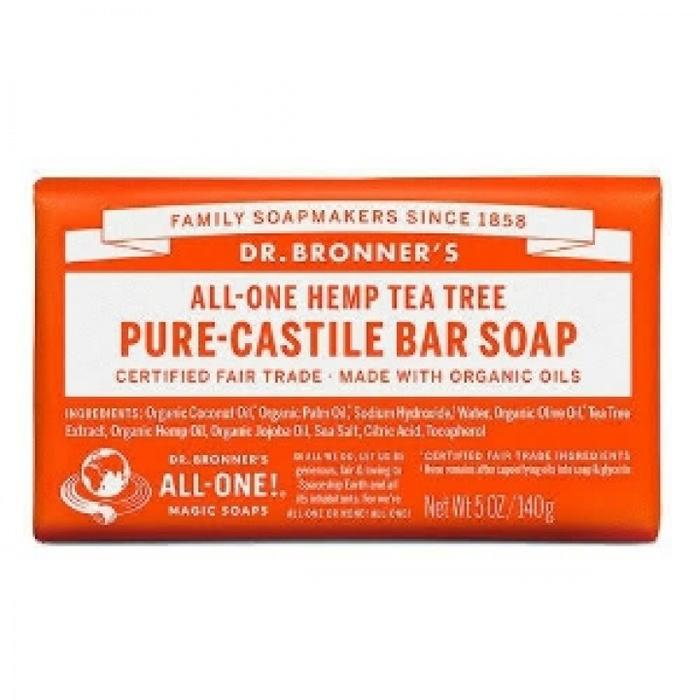 Gambar Dr Bronner Pure Castile Bar Soap 140g - Tea Tree dari Mel The Shop undefined Tokopedia