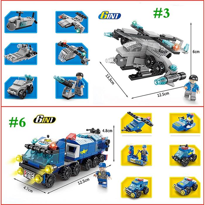 Jual TC997 Lego City Mainan Balok Susun Seri Mobil Polisi Taman