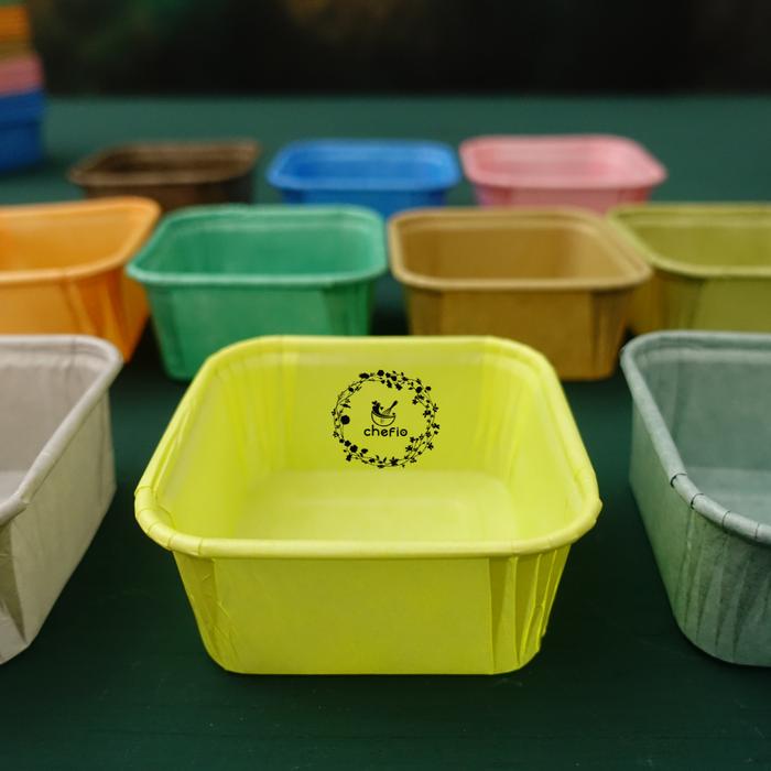Jual Chefio Paper Cup Cupcake Case Persegi Kotak Kertas Muffin Roti ...