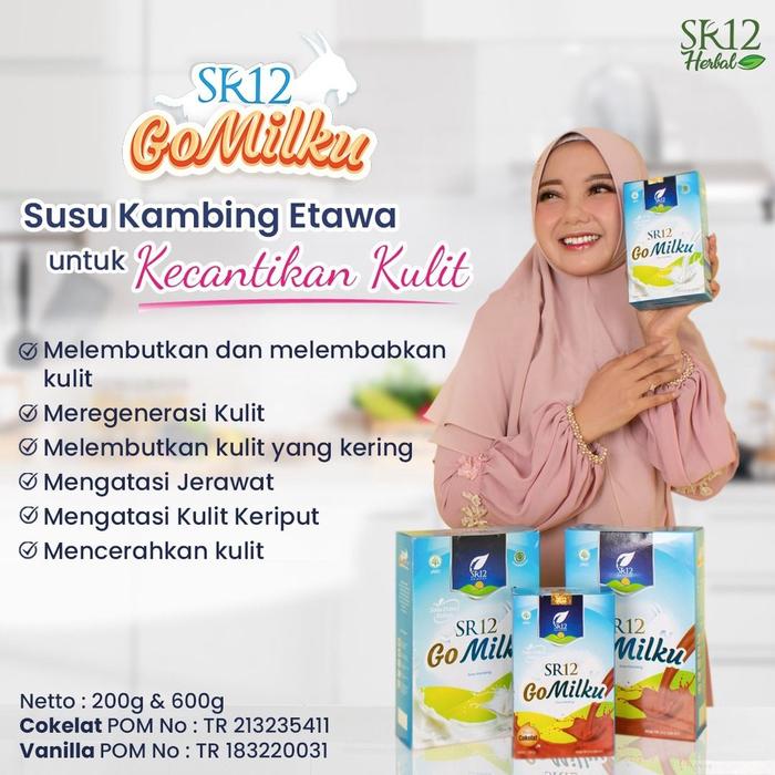 Gambar SR12 PREMIUM SUSU GOMILKU MILKU KAMBING ETAWA GO SUSU ETAWA BPOM dari renergystore undefined Tokopedia