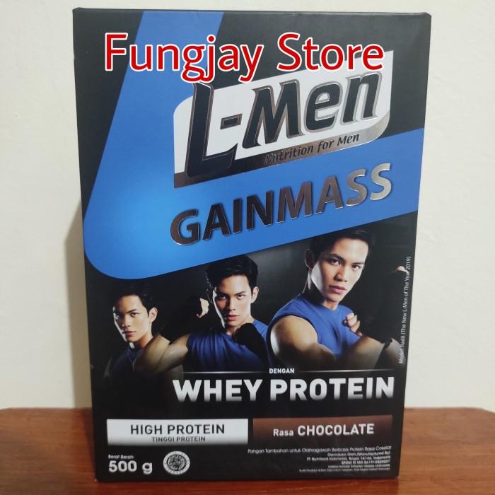Gambar PROMO SUSU LMEN GAINMASS / L-MEN GAIN MASS CHOCOLATE 500GR dari ningshoping undefined Tokopedia