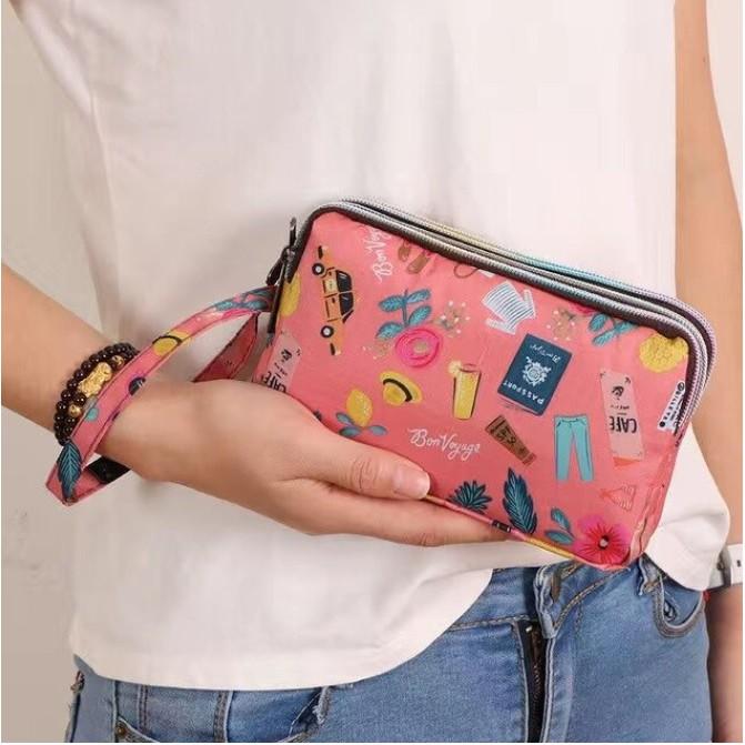 Gambar W127 Dompet Wanita HP 3 Resleting Eco Multifungsi Pouch 3 Ruang - pirate dari OrderStuff Id undefined Tokopedia