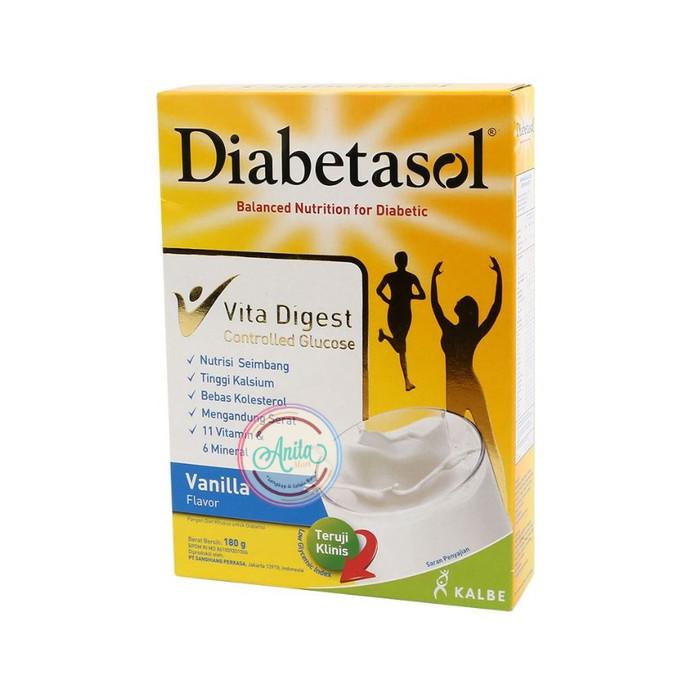 Gambar Diabetasol Susu Formula Diabetes Vita Digest Coklat Vanila 180 Gram - - Vanila dari Anita Mart undefined Tokopedia
