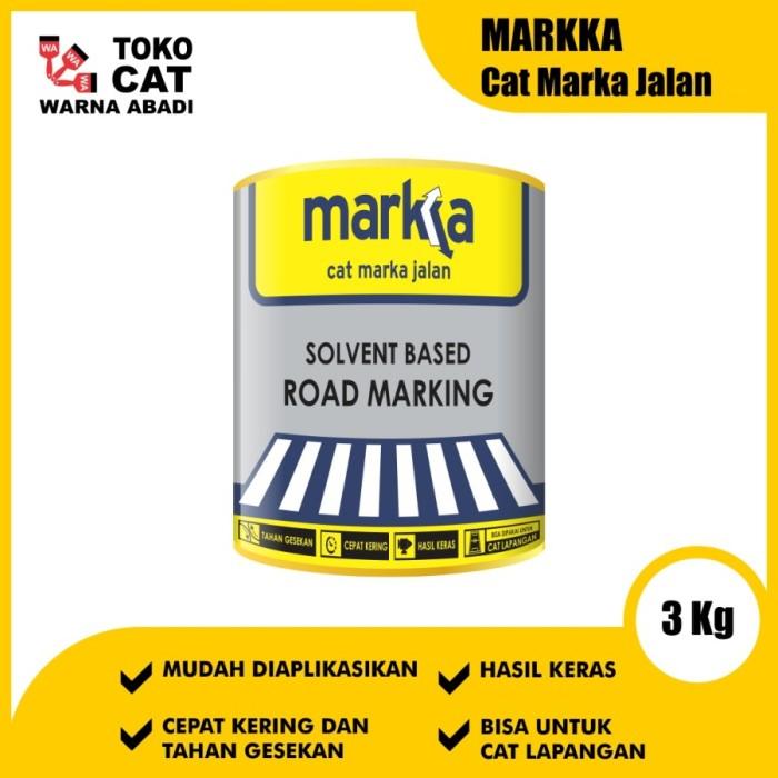 Gambar CAT JALAN - MARKA 3 KG - TL 001 WHITE dari Warna Abadi Mlati undefined Tokopedia