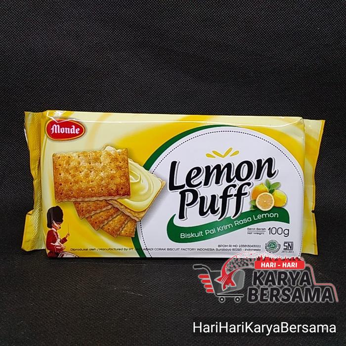Gambar MONDE LEMON PUFF 100GR dari HariHariKaryaBersama undefined Tokopedia