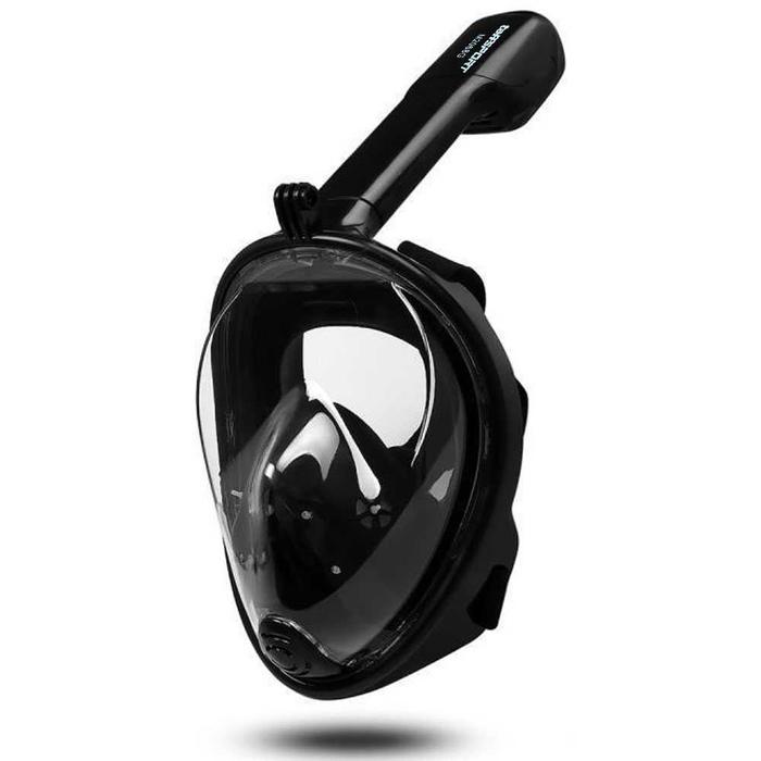 Gambar Kacamata Renang Full Face Scuba Diving Mask Alat Snorkeling Snorkling - Hitam, L/XL dari TOKOFAME undefined Tokopedia