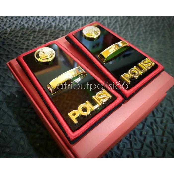 Gambar PANGKAT IPDA - PANGKAT IPDA LIS MERAH - PANGKAT IPDA MIKA - PDH IPDA dari atribut86 undefined Tokopedia