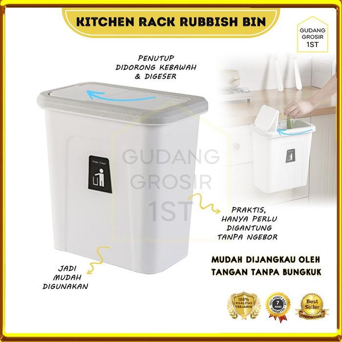 Jual Tong Sampah Gantung Kitchen rack rubbish bin sampah dapur - Kota ...