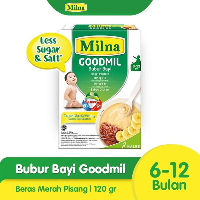 Gambar Milna Bubur Bayi Goodmil 6+ Beras Merah Pisang dari milkbabyonline undefined Tokopedia