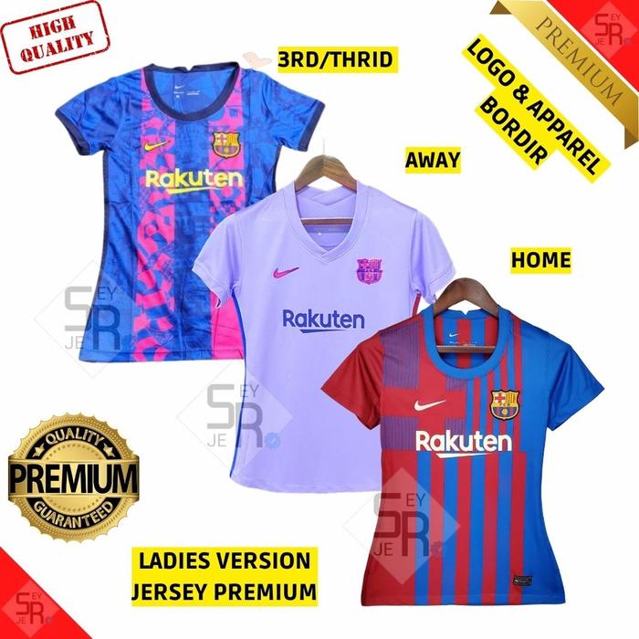 Gambar LADIES jersey barcelona home away 3rd third Baju bola wanita barca dari lily-satifa undefined Tokopedia