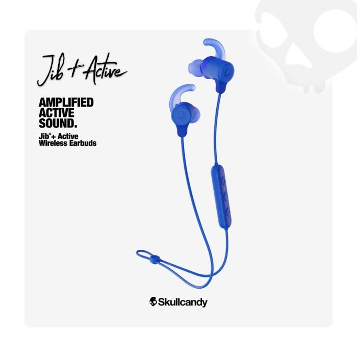 Gambar Skullcandy Jib+ Active Wireless Earbuds - Blue dari AUDIOHAUS undefined Tokopedia