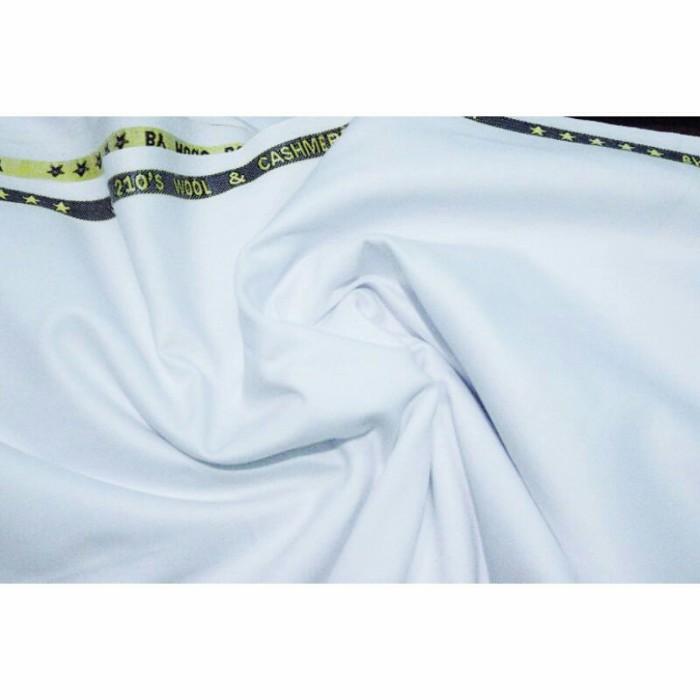 Gambar Bahan kain pemda/khaki katun wool/seragam dinas/kantor/Pns/Ans PREMIUM - Putih, 300cm size L/XL dari KING TEXTILE BANDUNG undefined Tokopedia