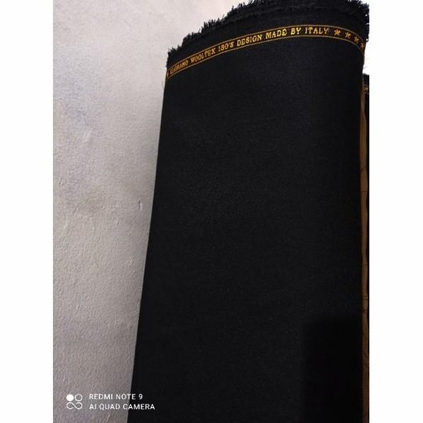 Gambar Bahan kain semi wool murah seragam pemda PNS ASN PDH khaki tua kheki - Hitam, 2 meter dari KING TEXTILE BANDUNG undefined Tokopedia