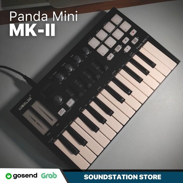 Gambar Worlde Panda Mini 25 keys Midi Controller / Midi Keyboard - PANDA MINI MK2 dari SoundStation Store undefined Tokopedia
