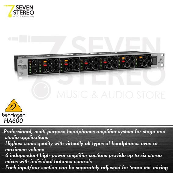 Jual Behringer Powerplay HA6000 Headphone Distribution Amplifier