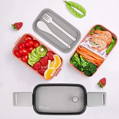 Jual Bento Box Adult Lunch Box Kit Hsytek 2 Layer Bento Lunch 17 Pcs