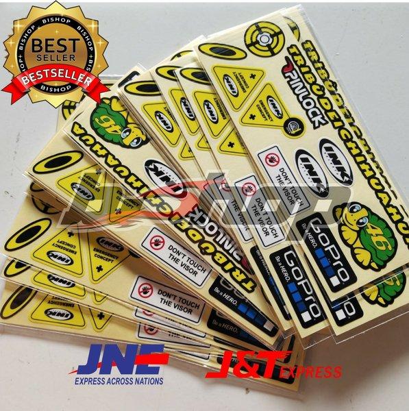 Gambar Sticker Helm Variasi Helm INK ARAI SHOI AGV KYT DLLpket hemat len dari NMN SHOP12 undefined Tokopedia
