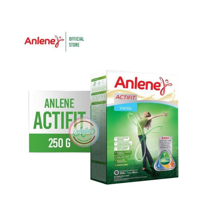 Gambar Anlene Susu Bubuk Hi-Calsium Actifit Vanila Coklat 250 Gram - Vanila - Vanila dari Anita Mart undefined Tokopedia