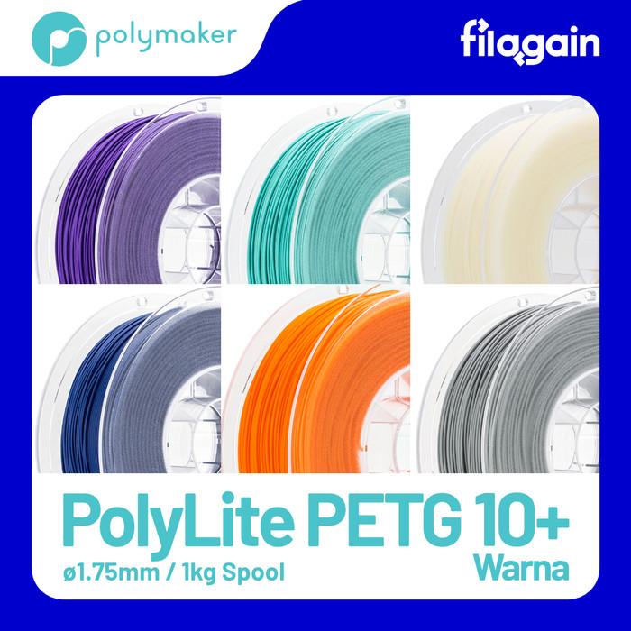 Gambar Polymaker PolyLite PETG / ⌀1.75mm / 1kg / 3D Print Filament - Pilih Warna dari Filagain undefined Tokopedia
