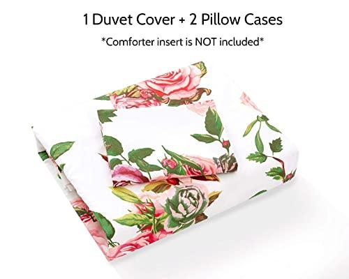 Gambar DaDa Bedding Romantic Roses Floral Duvet Cover Set|King - 3-Pieces dari Home and Kitchen USA undefined Tokopedia