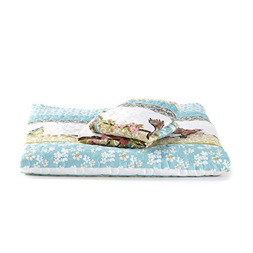 Gambar The Lakeside Collection Bird Whisper Bedding Quilt Set dari Home and Kitchen USA undefined Tokopedia