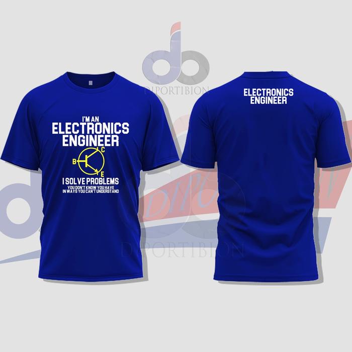 Gambar KAOS DISTRO TEKNIK ELEKTRO / KAOS ELECTRONICS ENGINEER - Benhur, XXL dari DB CLO undefined Tokopedia
