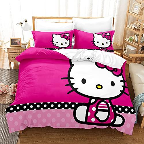 Gambar starbluegarden Red Hello Kitty Kids Bedding Set Duvet Cover Quilt dari Home and Kitchen USA undefined Tokopedia