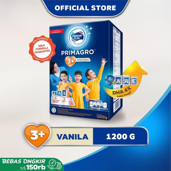 Promo Harga Frisian Flag Primagro 3 Vanilla 1200 gr - Tokopedia