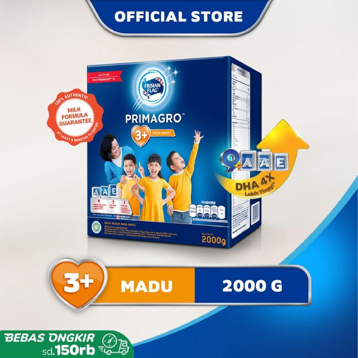 Promo Harga FRISIAN FLAG Primagro 3 Madu 2000 gr - Tokopedia