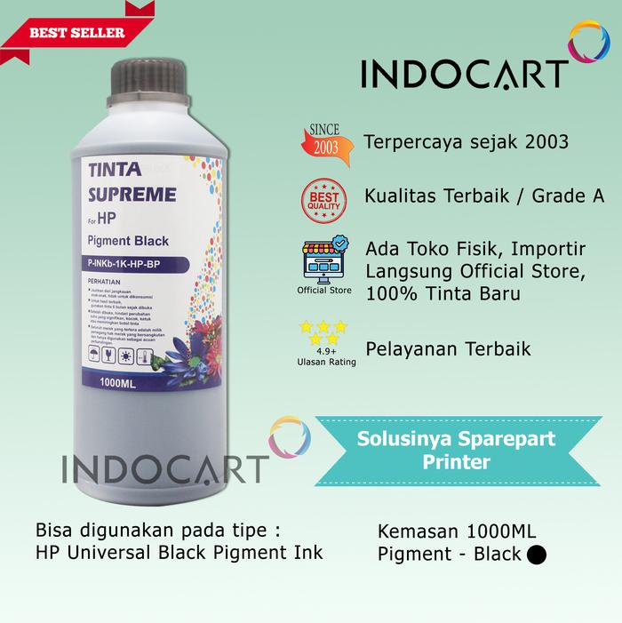 Gambar IndoCart Tinta Refill Printer HP-Pigment Ink-Black-1kg dari IndoCart Store undefined Tokopedia