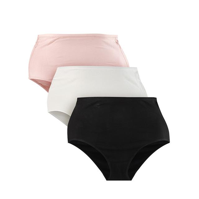 Gambar Hush Puppies Underwear Wanita Full Brief In White/Taupe/Black - White, S dari Hush Puppies Official Store Kota Tangerang Tokopedia
