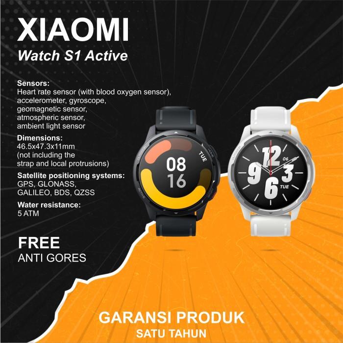 Gambar XIAOMI WATCH S1 ACTIVE SMART WATCH AMOLED DISPLAY - GARANSI RESMI - Putih dari eCompuTex Distribusi undefined Tokopedia