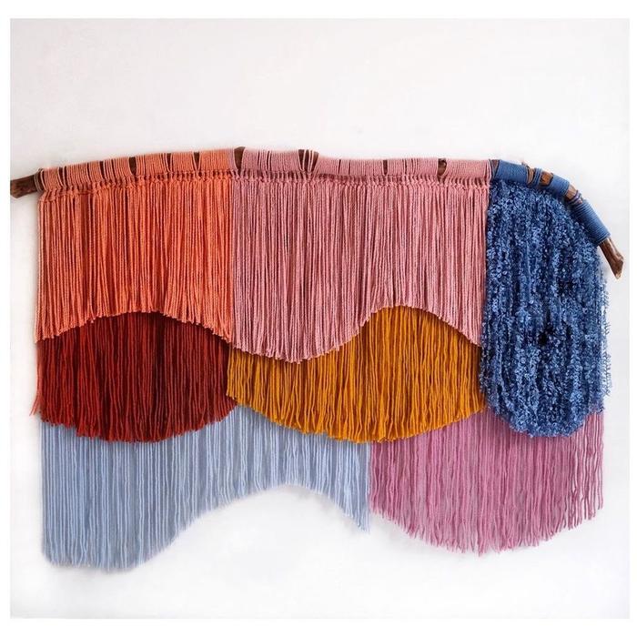 Gambar Macrame wall hanging / makrame hiasan dinding 120x85cm/ home decor dari Timandco undefined Tokopedia