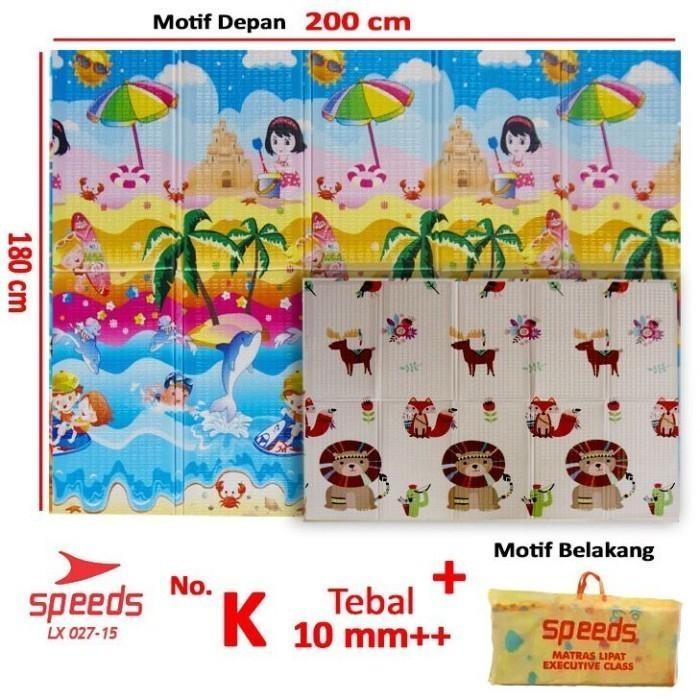 Gambar Baby Playmat Matras Foam Bayi Karpet Tikar Lipat 180x200 Tebal 10mm - MOTIF K dari Lbagstoremall undefined Tokopedia