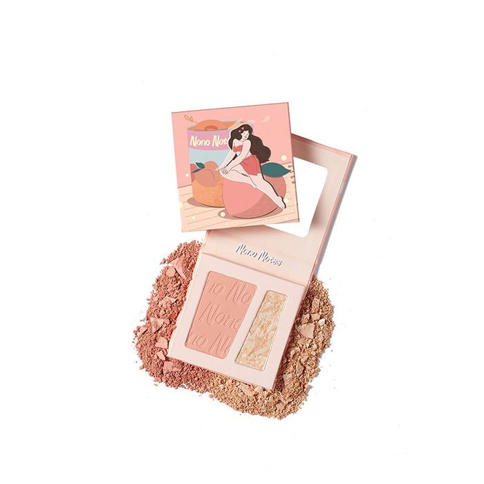 Gambar KKV - Blush On Palet NO NO NOTES Sugar Recipe Cheek Color Palette - 06 Canned peach dari OHSOME Beauty Offical undefined Tokopedia