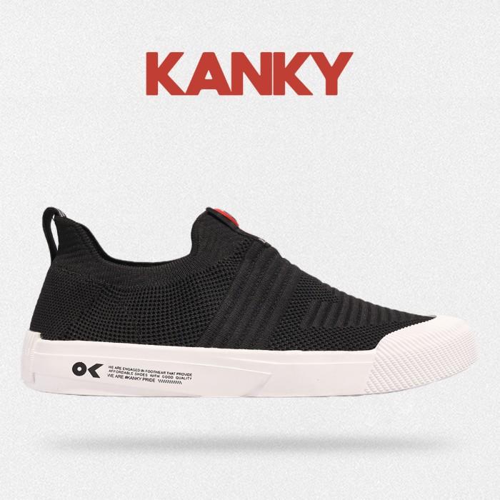 Gambar Kanky Kishi Ginza - Sepatu Sneakers Casual Sport Pria/Wanita Dewasa - Black, 41 dari Nowdoaction undefined Tokopedia