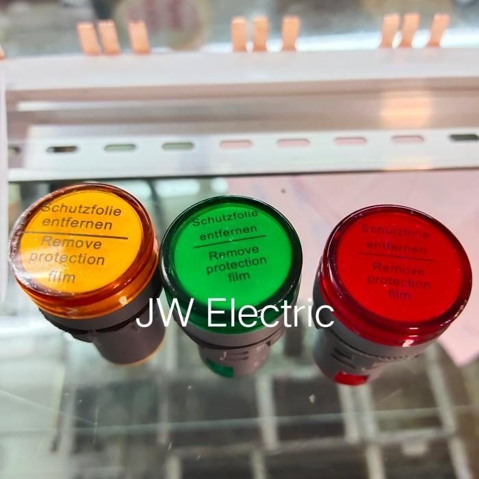 Gambar Lampu Indikator Panel listrik Pilot Lamp Shemsco AD22 220V-Merah,24VDC - Kuning, 24VDC dari Csa electric undefined Tokopedia