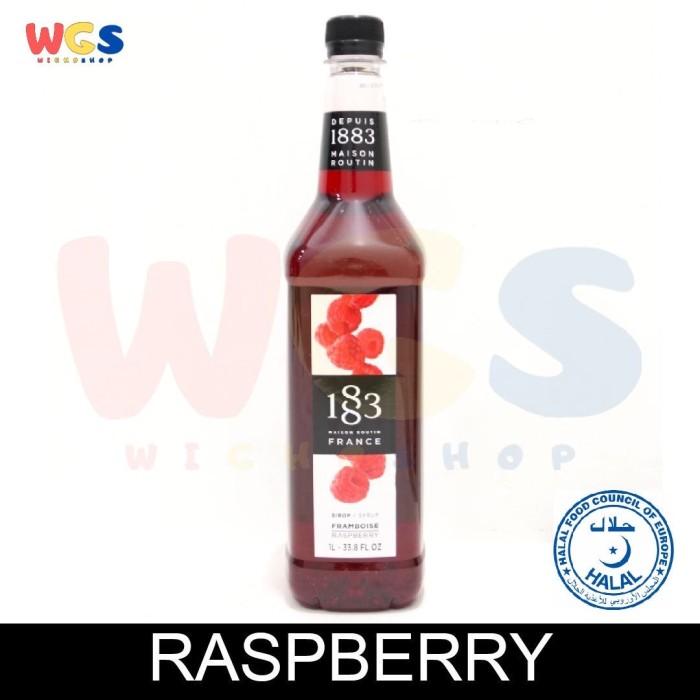 Jual Syrup 1883 Maison Routin France Raspberry Flavored 33.8 fl oz 1ltr ...