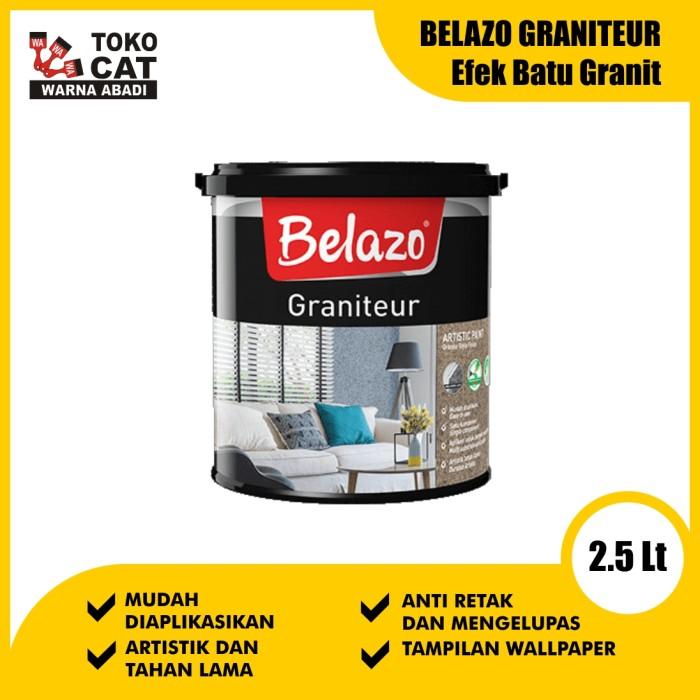 Gambar Cat Texture Belazo Graniteur 2.5 Liter - BLACK GALAXY dari Warna Abadi Bogor undefined Tokopedia