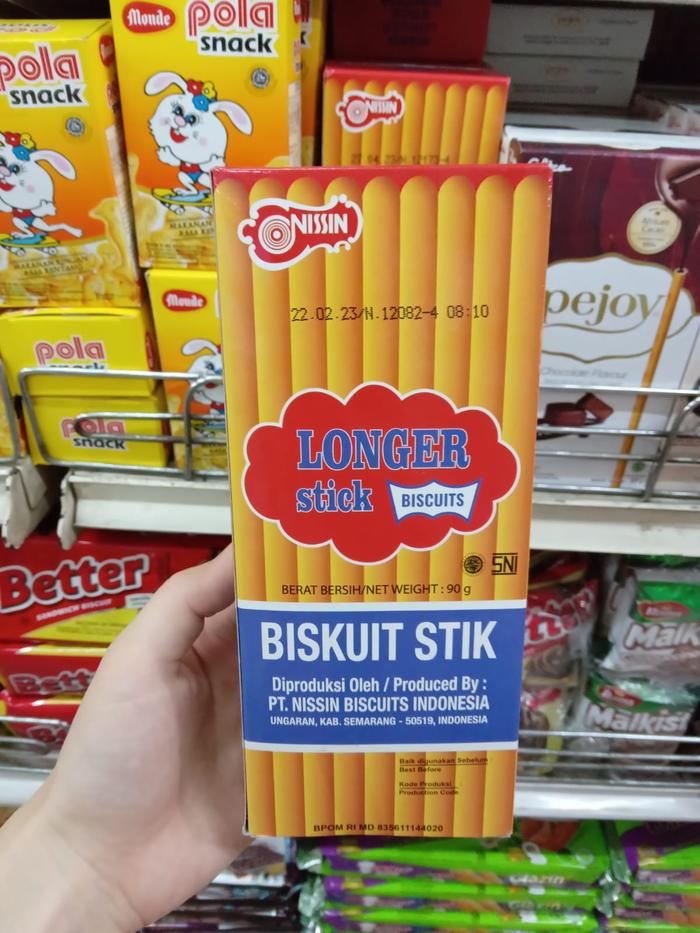 Gambar NISSIN LONGER STICK BISKUIT 100g dari Adam Dani Mini Market undefined Tokopedia