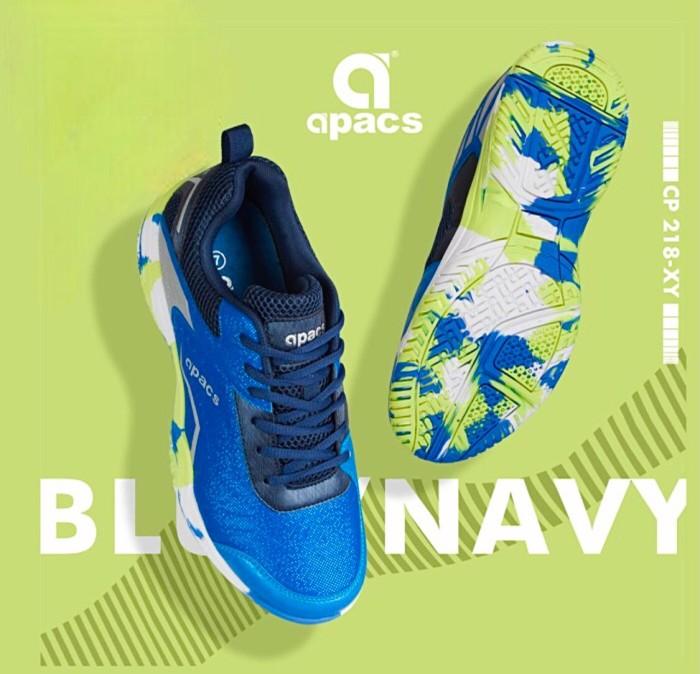 Jual SEPATU BULUTANGKIS BADMINTON SHOES APACS CP 218 XY BLACK