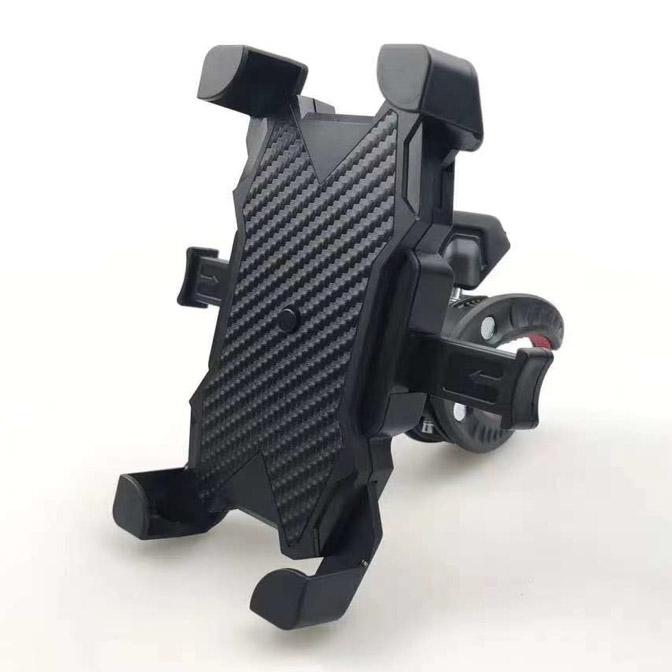 Gambar Smartphone Holder Handlebar Sepeda Motor - Black dari Yuvie1shopp undefined Tokopedia