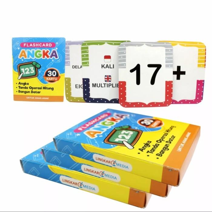 Gambar Mainan Kartu Flashcard Mengenal Huruf ABC Angka 123 Huruf Hijaiyah - Angka 123 dari Layva undefined Tokopedia