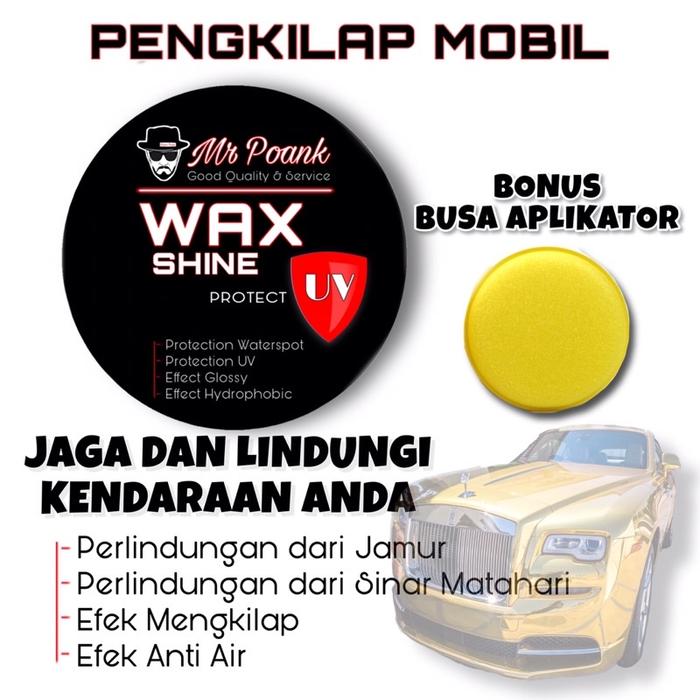 Gambar Mr. Poank Wax Shine Pengkilap Body Mobil Motor Pengkilap Serbaguna MR POANK dengan Formula Baru Colour Booster Perlindungan UV & Anti Jamur Bonus Busa Aplikator Car Kendaraan dari Mr Poank Original undefined Tokopedia