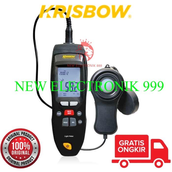Jual KRISBOW LIGHT METER DATALOGGER LUX PRO 10176594 - Main Image