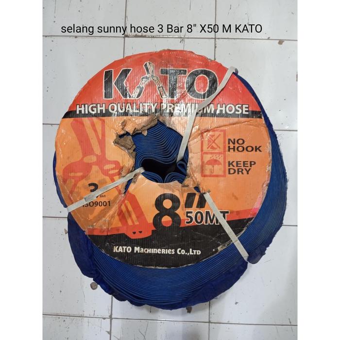 Gambar KATO Selang Sunny Hose 8 Inch 50 Meter Roll Selang Pompa Alkon 8 Dim dari KIRNAA STORE undefined Tokopedia